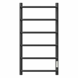 Полотенцесушитель электрический Point PN08848B П6 400x800 диммер справа, черный - фото, отзывы, цена