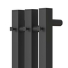 Полотенцесушитель электрический Point Гермес PN13822B П3 120x1200 диммер справа, черный - фото, отзывы, цена