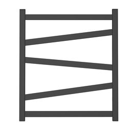 Полотенцесушитель водяной Point Феникс PN15156B П5 500x600, черный - фото, отзывы, цена