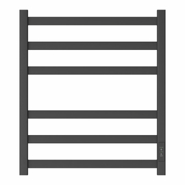 Полотенцесушитель электрический Point Меркурий PN83856B П6 500x600, диммер справа, черный - фото, отзывы, цена