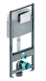 Инсталляция Rivo Set A для унитаза + Клавиша Rivo Touch Line, белая - фото, отзывы, цена
