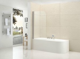 Душевая шторка Cezares Eco 80x140, хром, ECO-O-V-1-80/140-C-Cr - фото, отзывы, цена