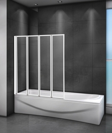 Душевая шторка Cezares Relax 100x140, серый, RELAX-V-4-100/140-C-Bi - фото, отзывы, цена