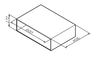 Полка AM.PM Gem, open-space для базы, подвесной, 60 см, белый глянец, M90OHX0600WG - фото, отзывы, цена
