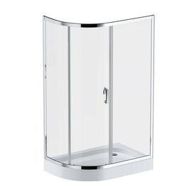 Душевое ограждение AM.PM Like Solo Slide 120x80, стекло прозрачное, профиль хром глянцевый, W83G-302U120CT - фото, отзывы, цена
