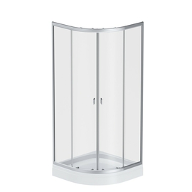 Душевое ограждение AM.PM X-Joy Twin Slide c поддоном, 80x80 профиль матовый хром W88E-205-080MT64 - фото, отзывы, цена