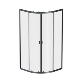 Душевое ограждение AM.PM X-Joy Twin Slide без  поддона 90x90, профиль черный W88G-205-090BT64 - фото, отзывы, цена