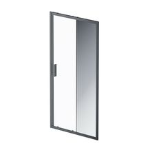 Дверь душевая AM.PM Gem Solo 100х195, стекло зеркальное, профиль черный матовый W90G-100-1-195BMir - фото, отзывы, цена