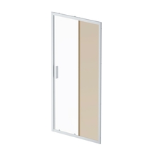 Дверь душевая AM.PM Gem Solo 100х195, стекло бронзовое, профиль матовый хром W90G-100-1-195MBr - фото, отзывы, цена
