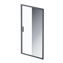 Дверь душевая AM.PM Gem Solo 110х195, стекло зеркальное, профиль черный матовый W90G-110-1-195BMir - фото, отзывы, цена