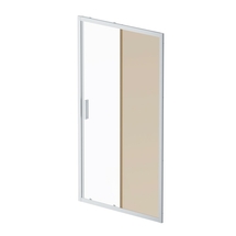 Дверь душевая AM.PM Gem Solo 110х195, стекло бронзовое, профиль матовый хром W90G-110-1-195MBr - фото, отзывы, цена
