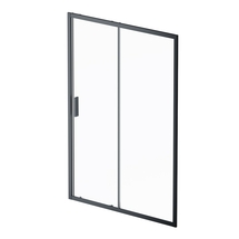 Дверь душевая AM.PM Gem Solo 140х195, стекло прозрачное, профиль черный матовый W90G-140-1-195BT - фото, отзывы, цена