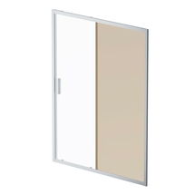 Дверь душевая AM.PM Gem Solo 150х195, стекло бронзовое, профиль матовый хром W90G-150-1-195MBr - фото, отзывы, цена