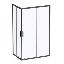 Душевое ограждение AM.PM Gem S Twin Slide 120x80, профиль черный матовый W93G-404-120280-BT - фото, отзывы, цена