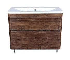 Тумба Style Line El Fante Атлантика 100 и раковина Атлантика 100 Люкс старое дерево - фото, отзывы, цена